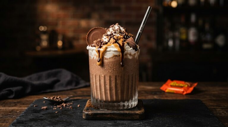 Peanut Butter Cup Protein Milkshake