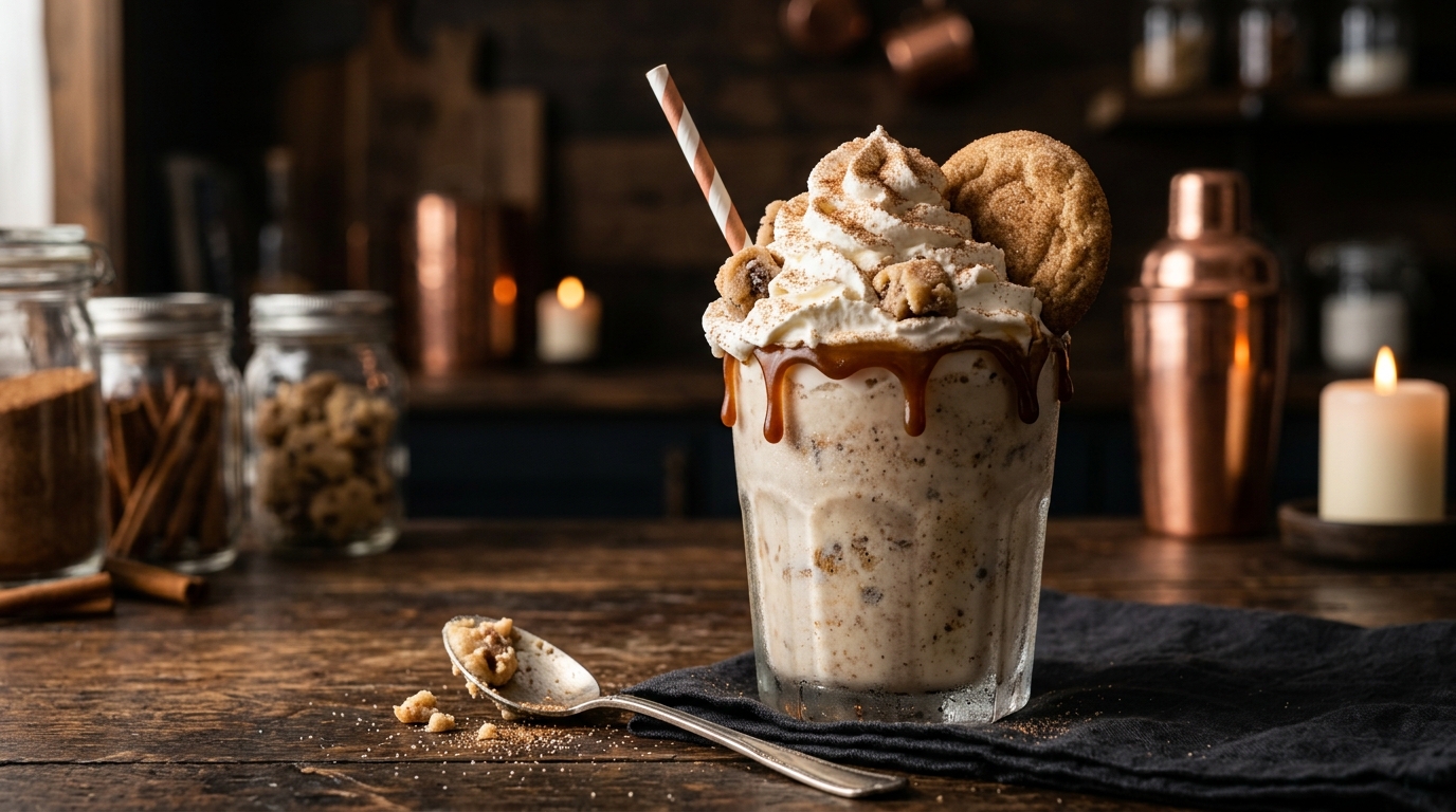 Snickerdoodle Cookie Dough Milkshake - main hero image