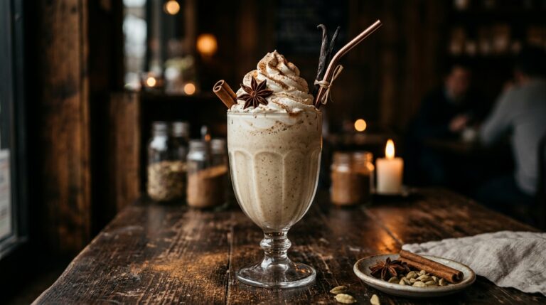 Chai Spiced Vanilla Milkshake