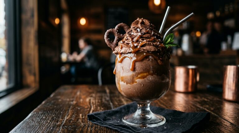 Salted Caramel Mocha Milkshake