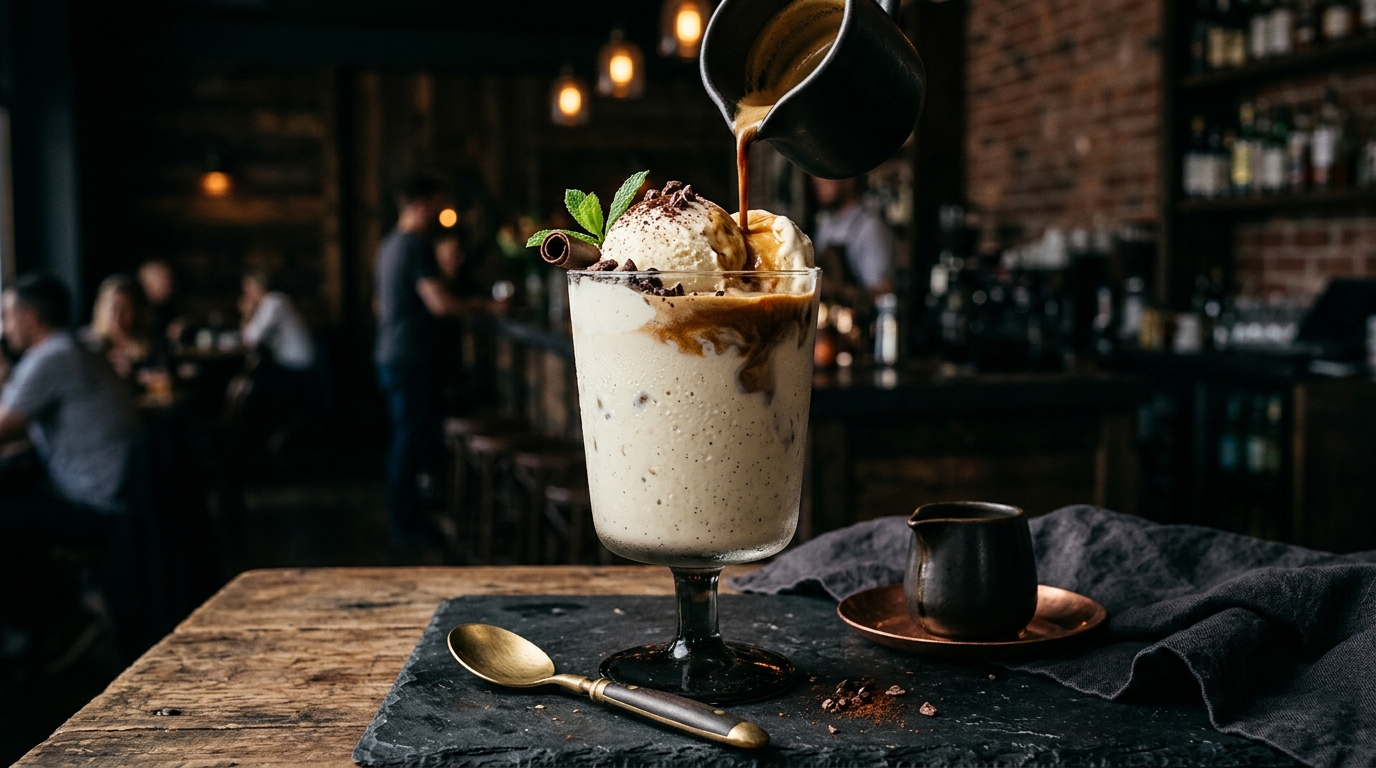 Affogato Vanilla Bean Milkshake - main hero image