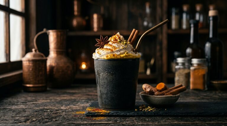 Turmeric Golden Milk Milkshake