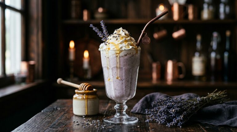 Honey Lavender Vanilla Milkshake