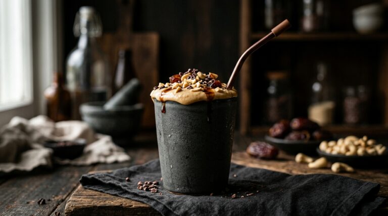 Protein-Packed Cashew and Date Milkshake