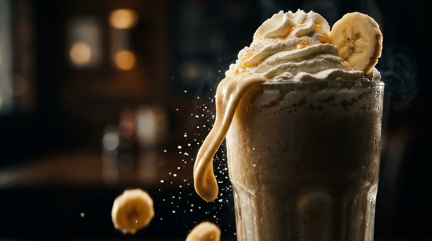 Honey Banana Milkshake - detail view