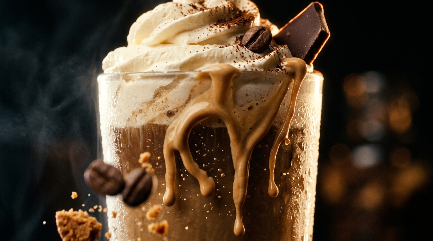 Iced Latte Milkshake - detail view