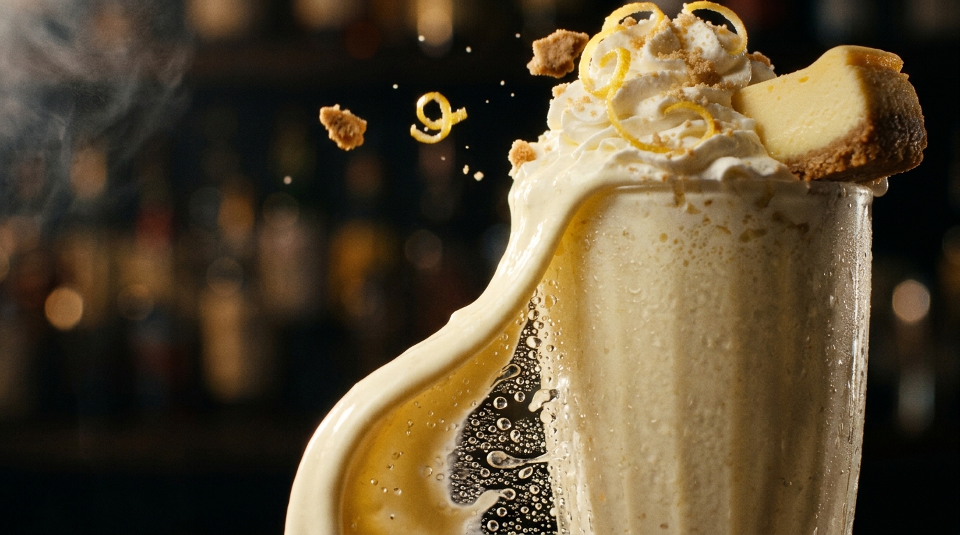 Lemon Cheesecake Milkshake - detail view