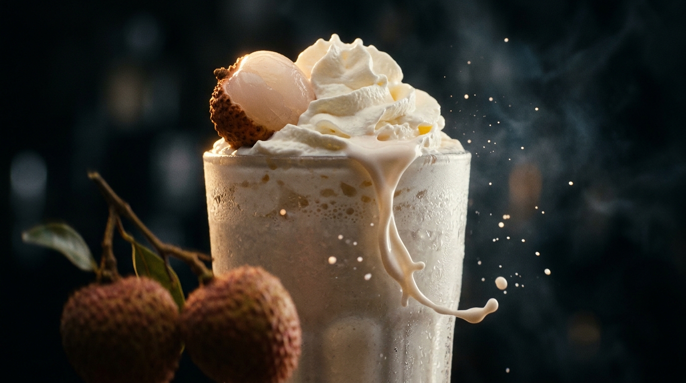 Lychee Milkshake - detail view
