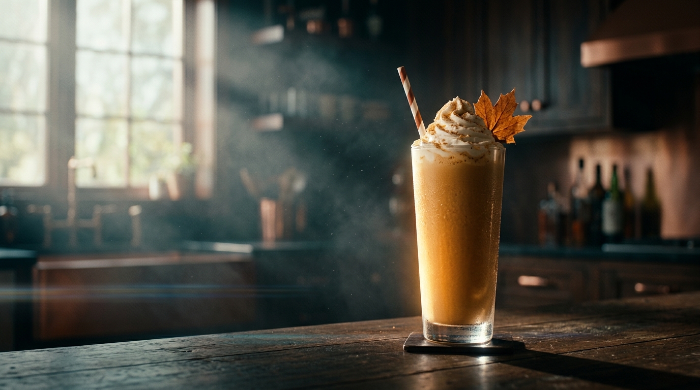 Maple Milkshake - styled presentation