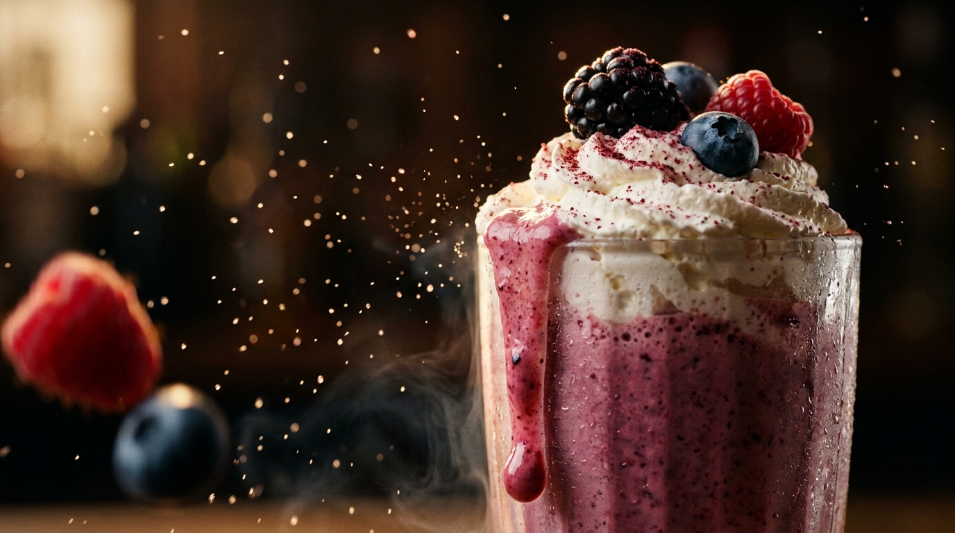 Mixed Berry Milkshake - detail view