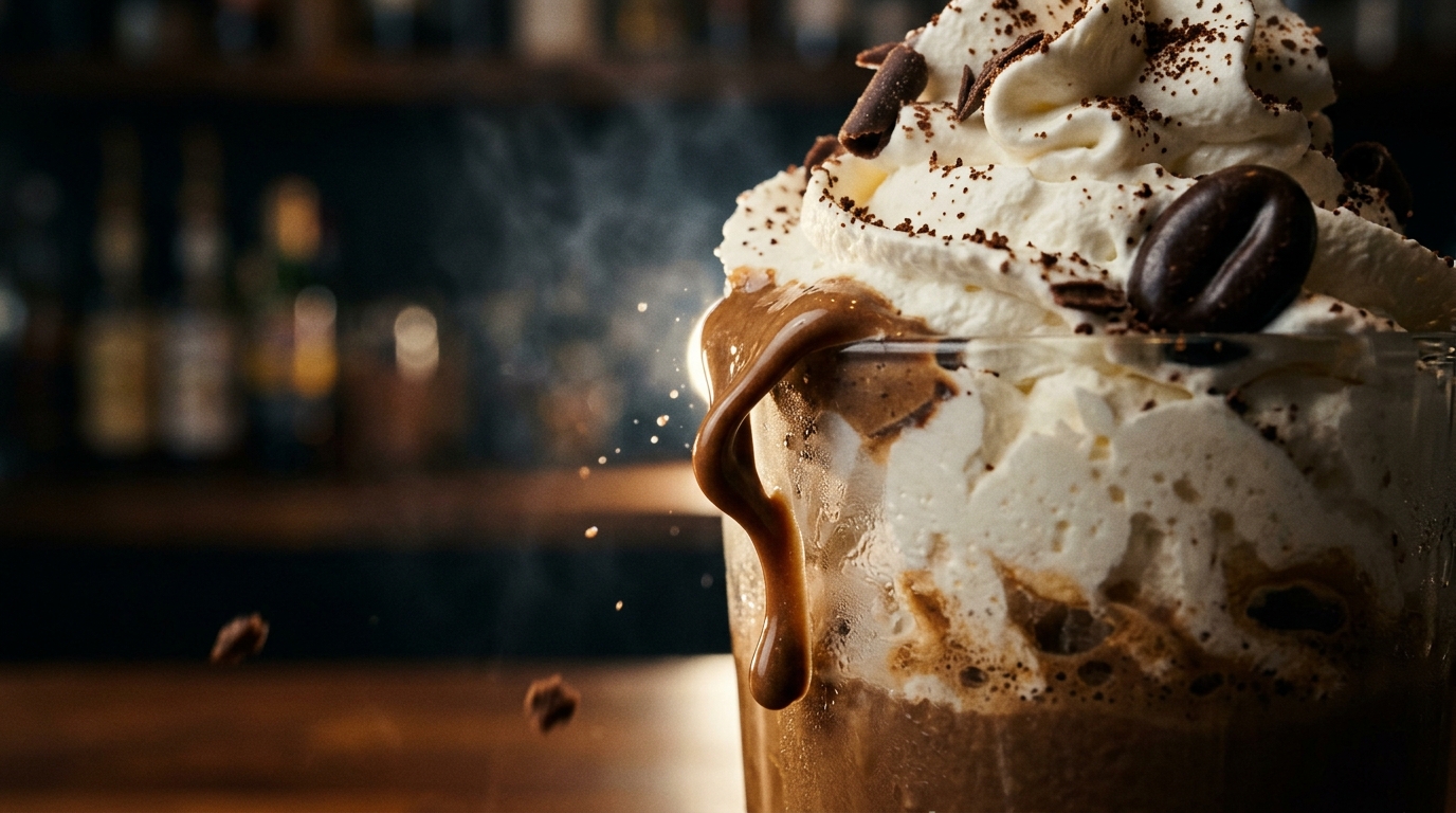 Mocha Espresso Milkshake - detail view