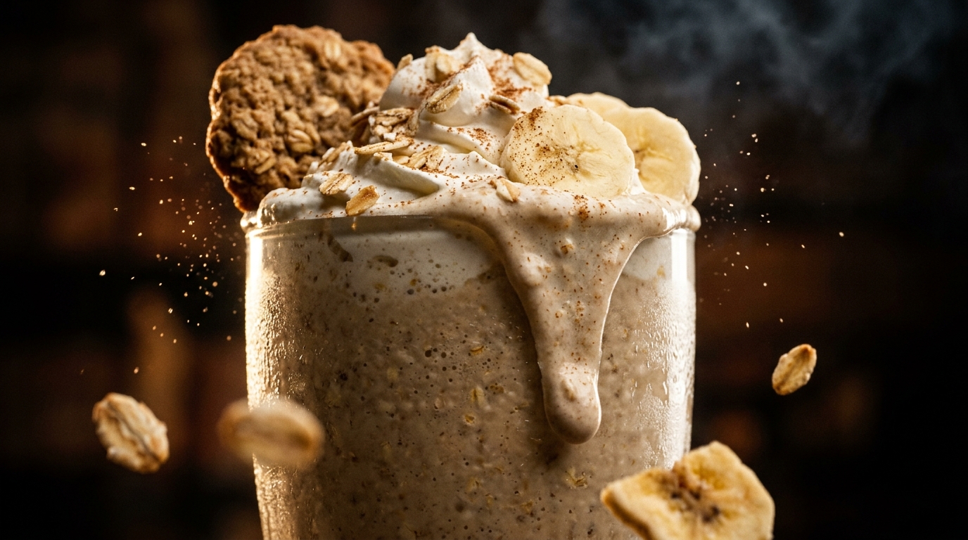 Oatmeal Banana Milkshake - detail view