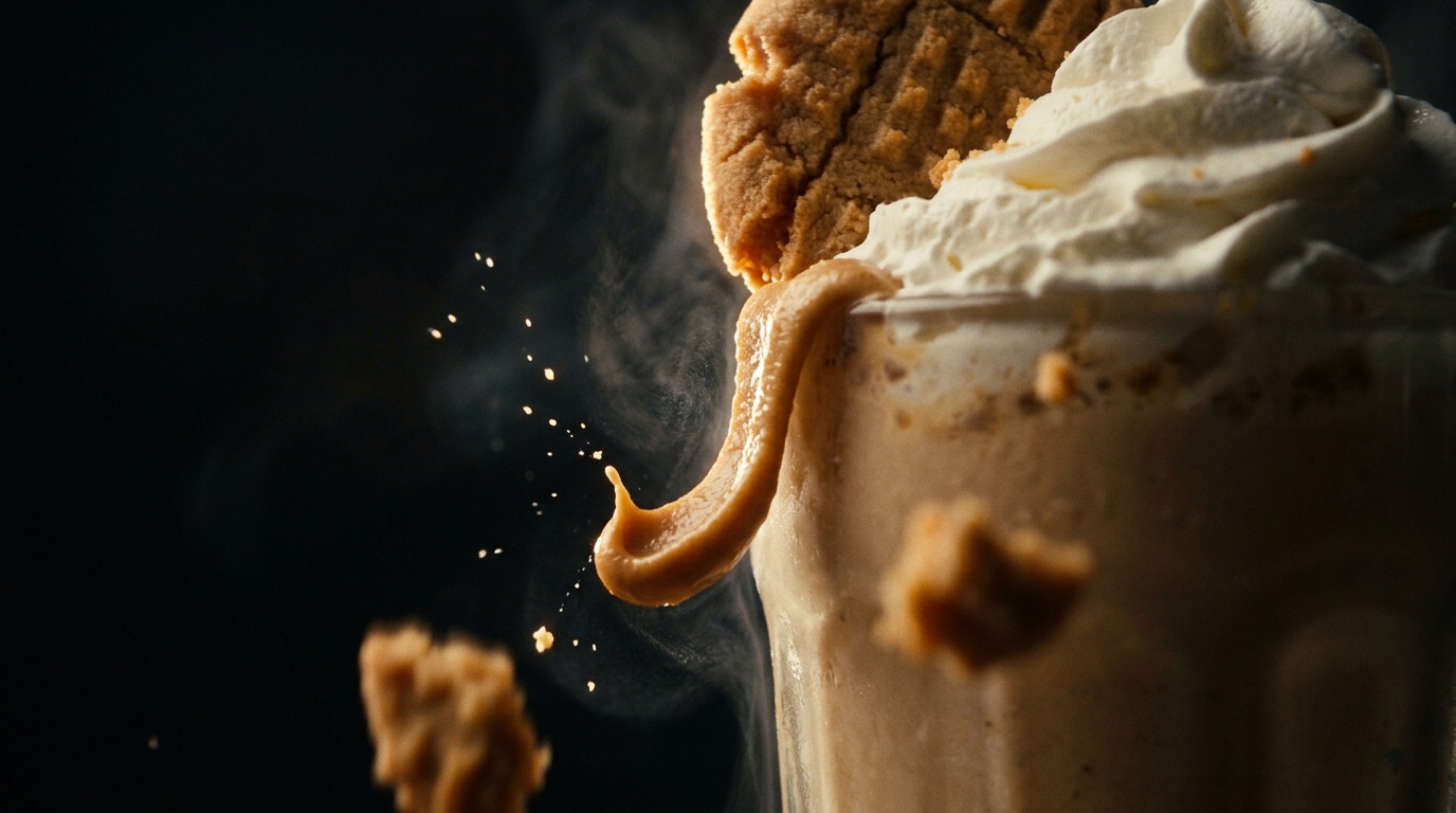 Peanut Butter Cookie Milkshake - detail view