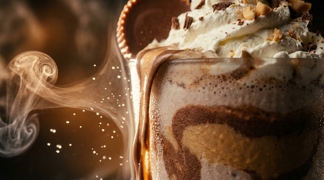 Peanut Butter Cup Milkshake - detail view
