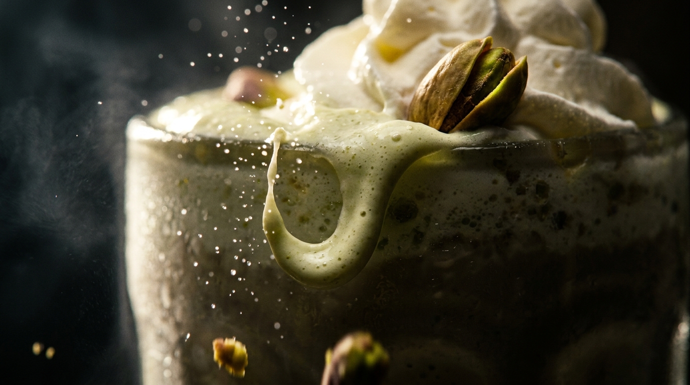 Pistachio Milkshake - detail view