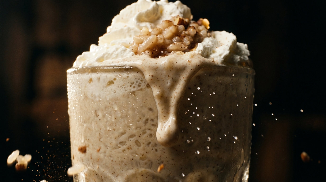 Rice Pudding Milkshake - detail view