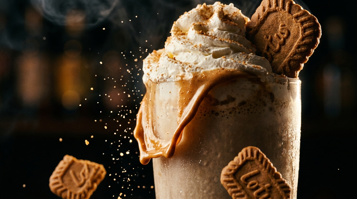 Spiced Cookie Butter Milkshake - detail view