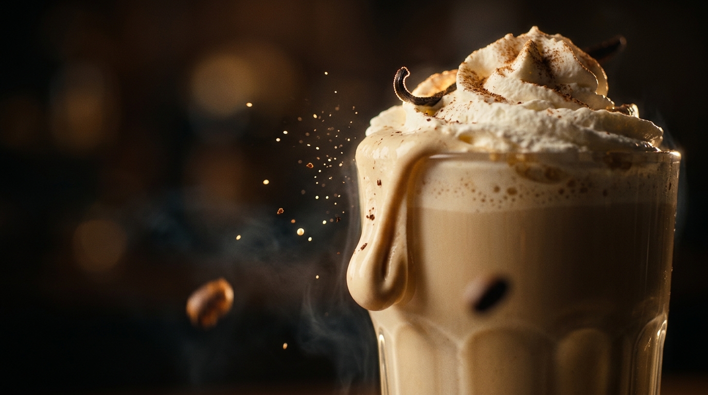 Vanilla Latte Milkshake - detail view